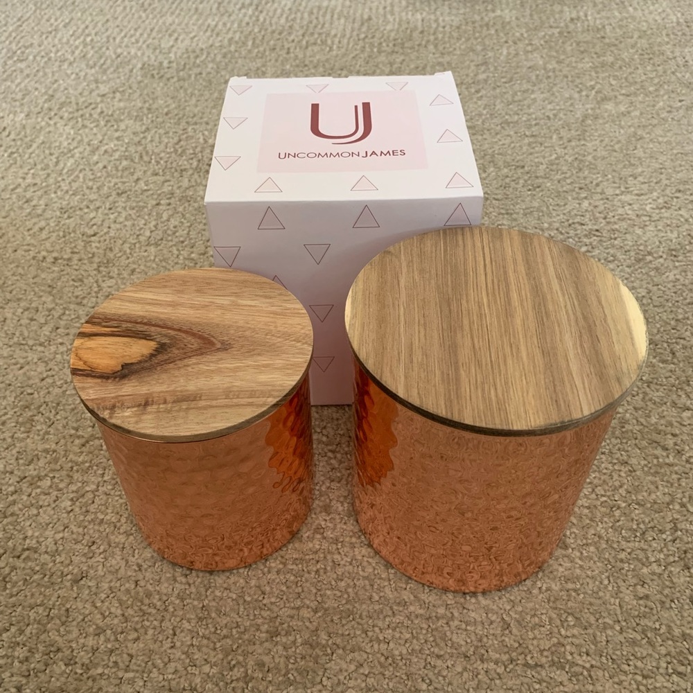 Uncommon James Copper Canisters